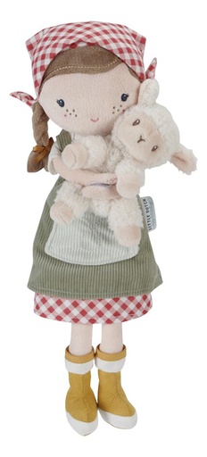 [26744101] Little Dutch Knuffelpop Little Farm Rosa 35 cm