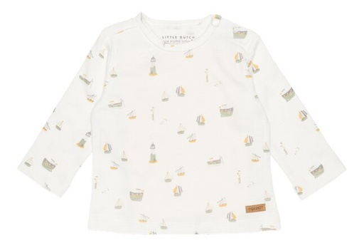 Little Dutch T-shirt à longues manches Sailors Bay White blanc