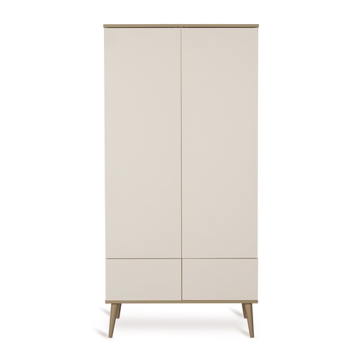 [12484001] Quax Armoire 2 portes Flow Clay