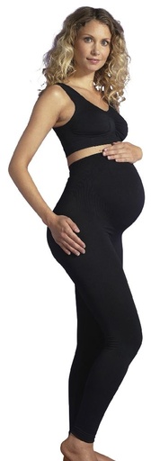 [serie-1001] Carriwell Legging de grossesse avec soutien du ventre Black