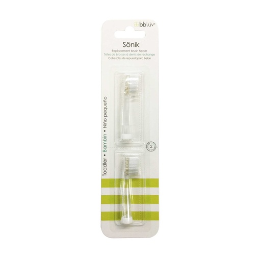 [28688001] Bblüv Vervangborstel voor elektrische tandenborstel Sönik 2 Stage 0-18 maanden - 2 stuks