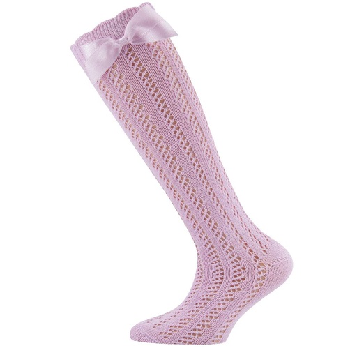 Ewers Paire de chaussettes hautes nœud Blossom