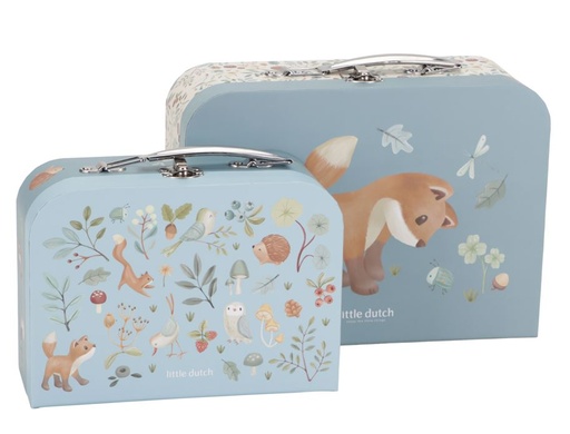 [29275601] Little Dutch Koffertje Forest Friends Blue - 2 stuks