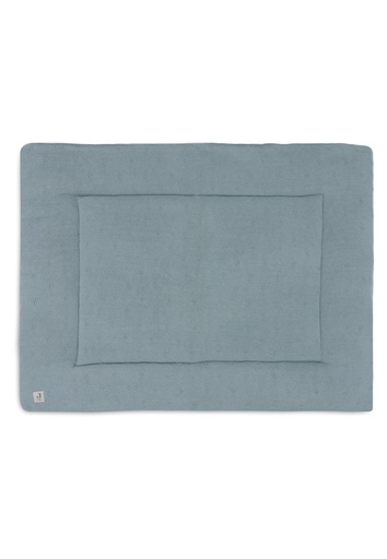 [29530301] Jollein Tapis pour parc Cosy Knit Sea Green Lg 75 x L 95 cm