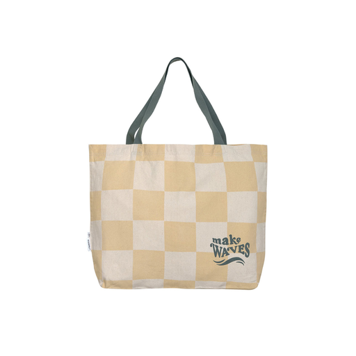 [29708801] Lässig Shopper Beach Check Pattern Vanilla Sea salt