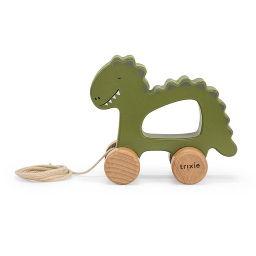 [29724201] Trixie Jouet à tirer en bois Mr. Dino