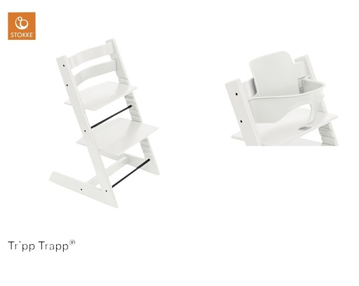 [30168601] Stokke® Chaise haute Tripp Trapp® + Baby Set² blanc