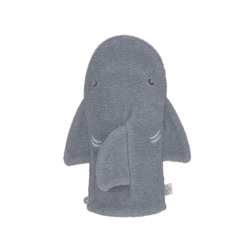 [30161301] Lässig Gant de toilette Requin gris