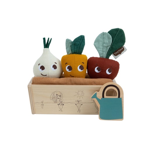 [30314101] Tiny Love Jouet d'activité Kit peluches légumes Garden of Adventures