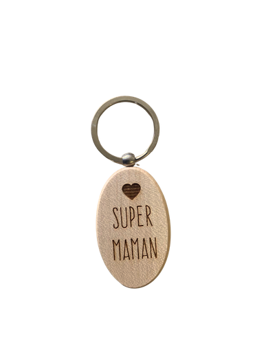 [30336101] Dotti Sleutelhanger hout Super Maman