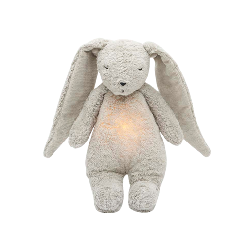 [30580801] Moonie Knuffel met licht Humming Bunny Grey 28 cm