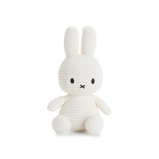 [30700301] Bon Ton Toys Peluche en velours côtelé Miffy Offwhite 23 cm