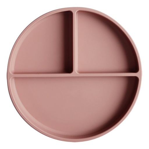 [12663201] Mushie Assiette en silicone Blush