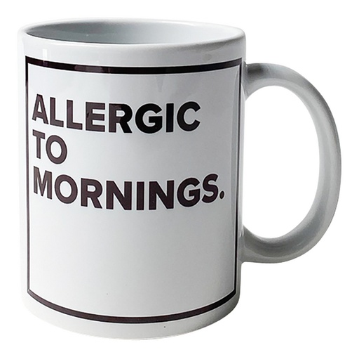 [12211401] Minimou Mug Allergic to Mornings
