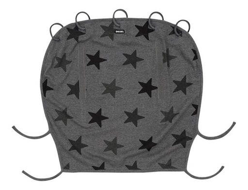 [3059701] Dooky Beschermdoek Design grey stars