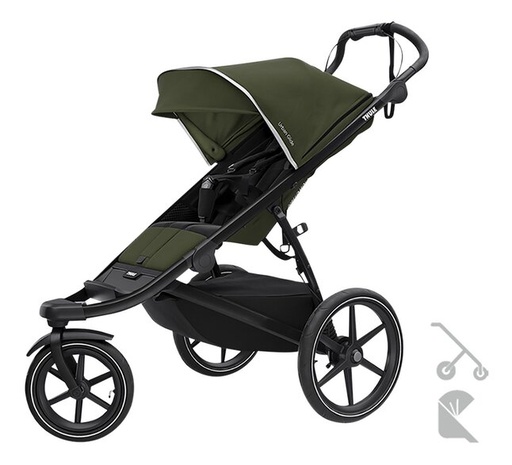 [12050401] Thule 2-in-1 Kinderwagen Urban Glide 2 Cypress Green/Black