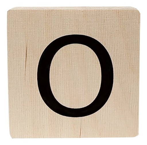 [12441001] Minimou Houten letter O