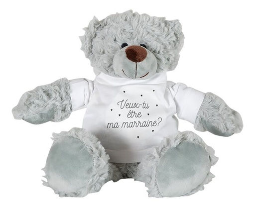 [12203001] Minimou Peluche Veux-tu être ma marraine ? 