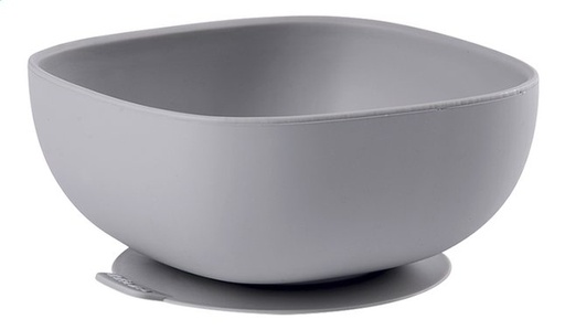 [6593401] Béaba Assiette creuse avec ventouse gris