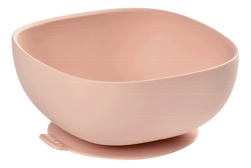 [9217201] Béaba Assiette creuse avec ventouse rose