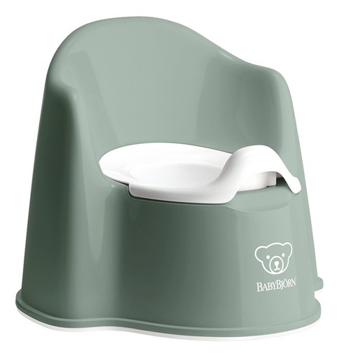 [8959001] BabyBjörn Petit pot vert foncé/blanc