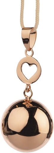 [16940901] Babylonia Grelot de grossesse Bola Rose Gold Heart