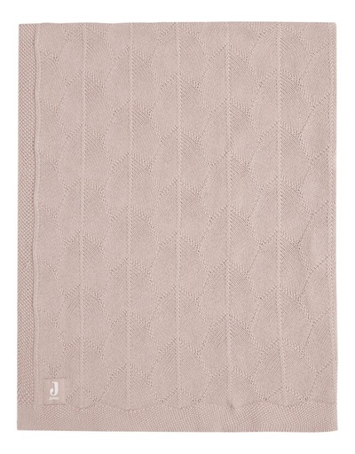 [23904301] Jollein Couverture pour berceau ou parc Shell Knit Wild Rose