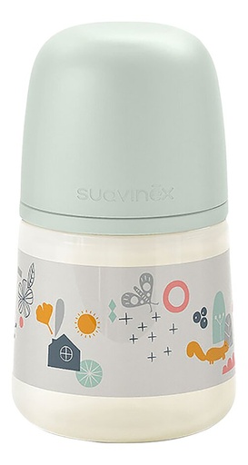 [27329601] Suavinex Biberon A walk in the park Slow Flow Green 150 ml