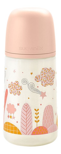 [27330301] Suavinex Biberon Dreams Medium Flow Pink 270 ml