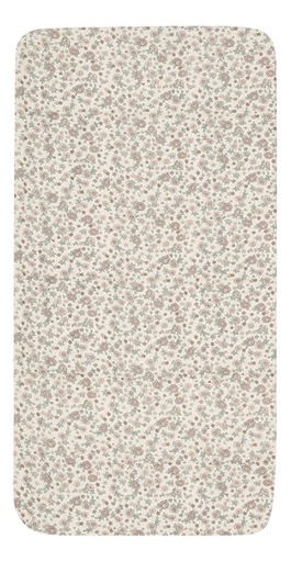 [26805001] Jollein Drap-housse pour lit Retro Flowers Lg 60 x L 120 cm