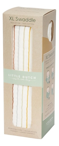 [16868001] Little Dutch Essuie tetra XL Vintage Sunny Stripes