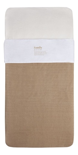 [22311401] Jollein Drap pour lit Family blanc
