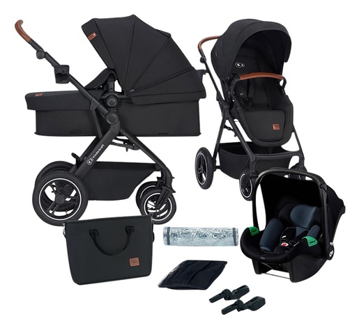 [27627701] Kinderkraft 4-in-1 Kinderwagen B-Tour Mink Pro Black