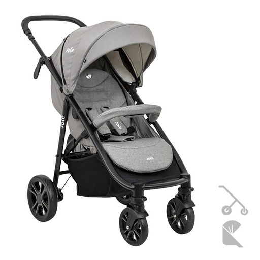 [17017801] Joie 2-in-1 Kinderwagen Litetrax 4 DLX Grey Flannel