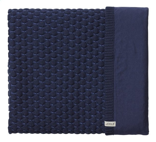 [3329201] Joolz Couverture Essentials Honeycomb blue coton bio