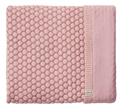 [3329401] Joolz Couverture Essentials Honeycomb rose coton bio