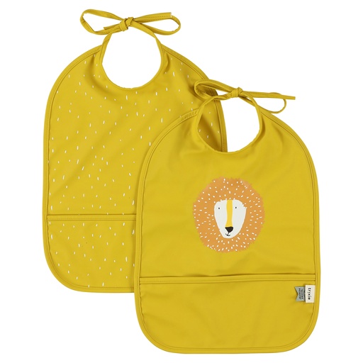 [27485001] Trixie Bavoir Animals Mr Lion jaune - 2 pièces