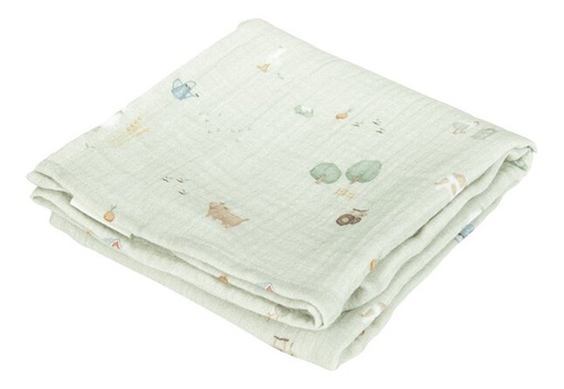 [27126101] Little Dutch Tetradoek Little Farm Olive Green