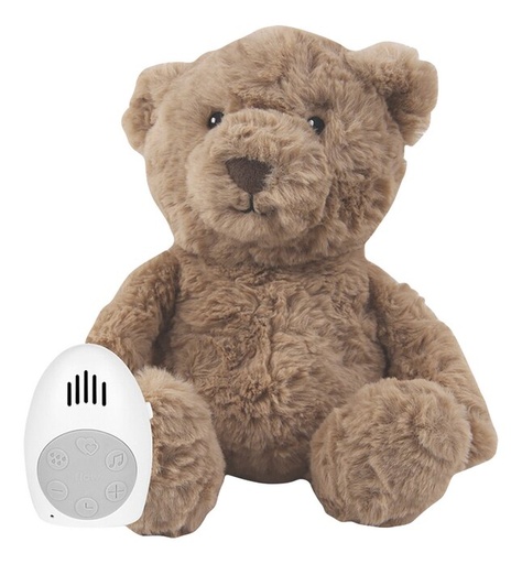 [27144601] Flow Peluche d'activité avec battements de cœur Lou l'Ours brun 29 cm