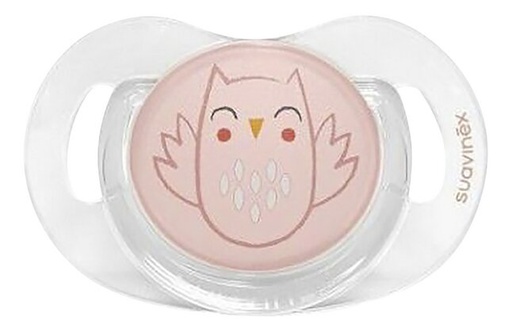 [23304701] Suavinex Fopspeen 0 - 6 maanden anatomisch Bonhomia Owl Pink