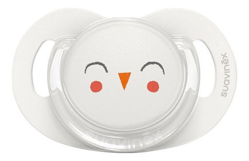 [23305201] Suavinex Sucette 6 - 18 mois physiologique Bonhomia Owl beige