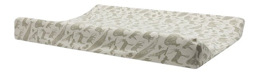 [26839401] Jollein Housse pour matelas à langer Animals Olive Green