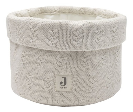 [26840601] Jollein Panier de rangement Grain Knit Oatmeal