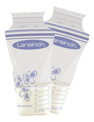 [2354601] Lansinoh Bewaarzakjes 180 ml - 25 stuks