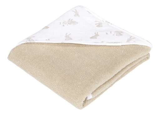 [27125101] Little Dutch Cape de bain Baby Bunny beige