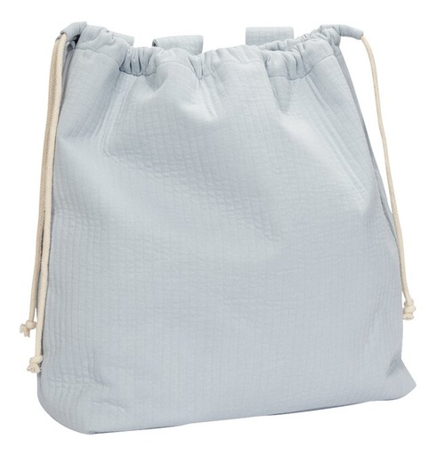 [16807101] Little Dutch Sac à jouets Pure Soft Blue