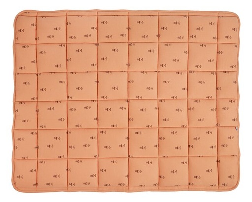 [16857501] Dreambee Tapis pour parc Flo terracotta