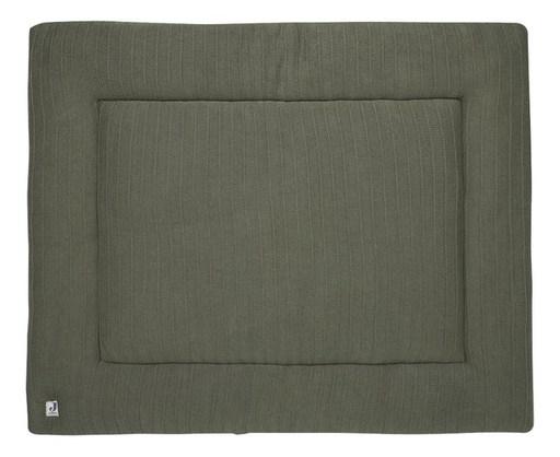 [22307901] Jollein Tapis pour parc / Couverture de jeu Pure Knit Leaf Green