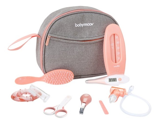 [6486301] Babymoov Set de soins 9 pièces peach