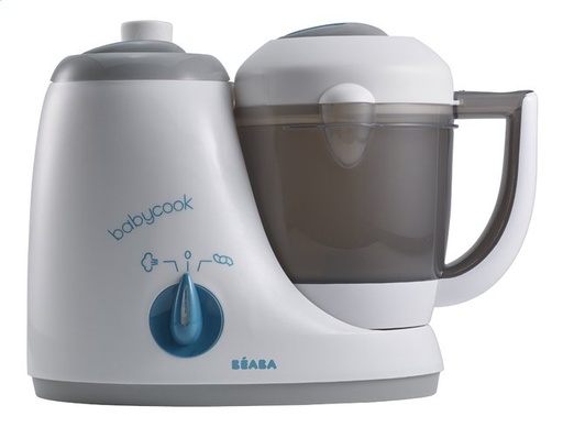 [2351501] Béaba Stoomkoker-mixer Babycook Original wit/blauw